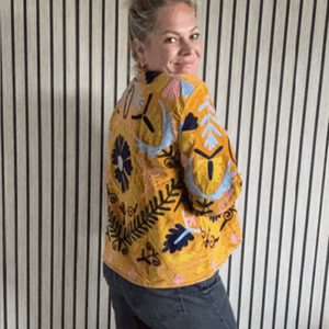 Jas 'Yellow flower jacket'