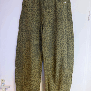 Barrel jeans tijgerprint