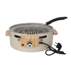 Hybride BBQ (zowel met houtskool als op stroom!)