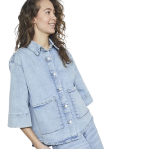 Olea jasje licht blauw